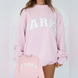 NEW New in Package PARKE S/M Sprinkle Pink White Mockneck Sold Out